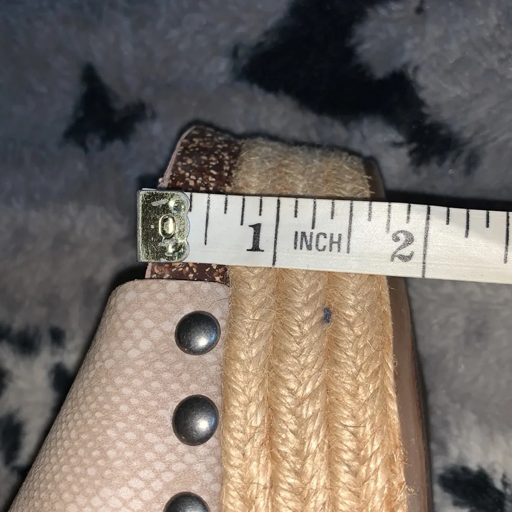 Lucky Brand Leather LK-Neeka Platform Wedge — 8